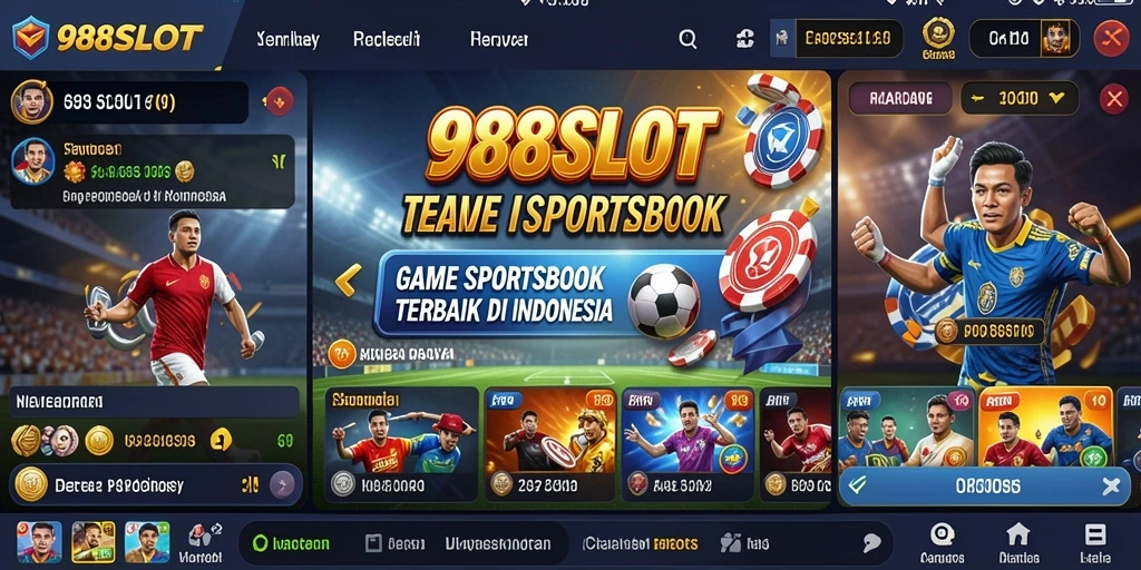 Tampilan utama 988SLOT dengan antarmuka taruhan yang intuitif.