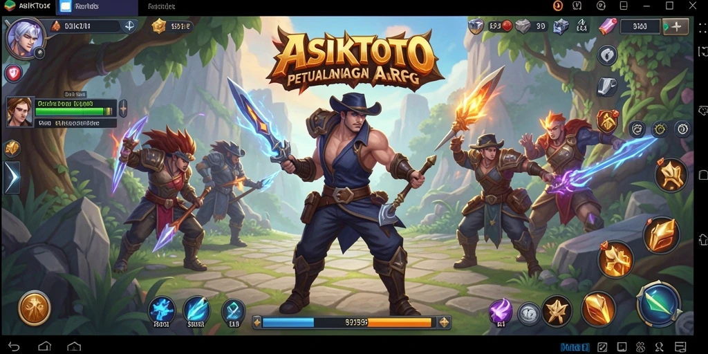 Tampilan gameplay ASIKTOTO yang mendebarkan dan penuh aksi.