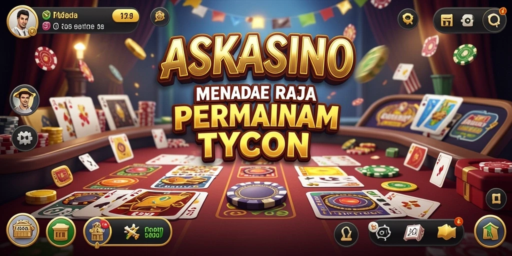 Screenshot utama ASKASINO menampilkan keseruan gameplay Tycoon.