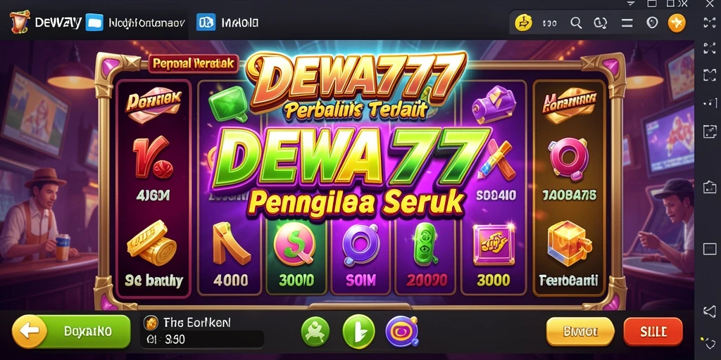 Tampilan menarik dari gameplay slot DEWA777 yang seru.