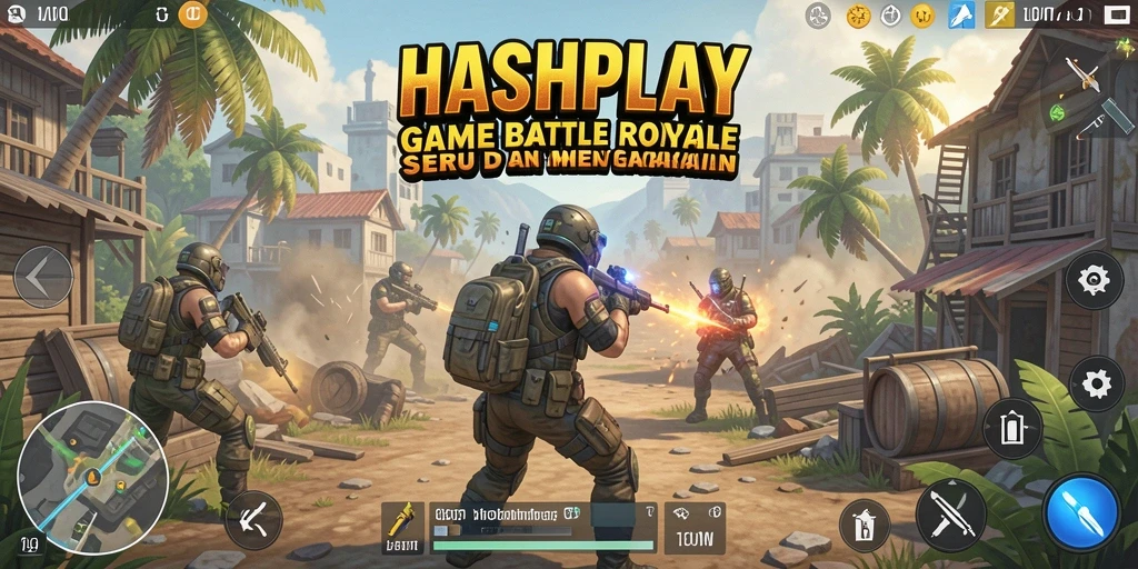 Gameplay seru di HASHPLAY dengan momen pertarungan intens.