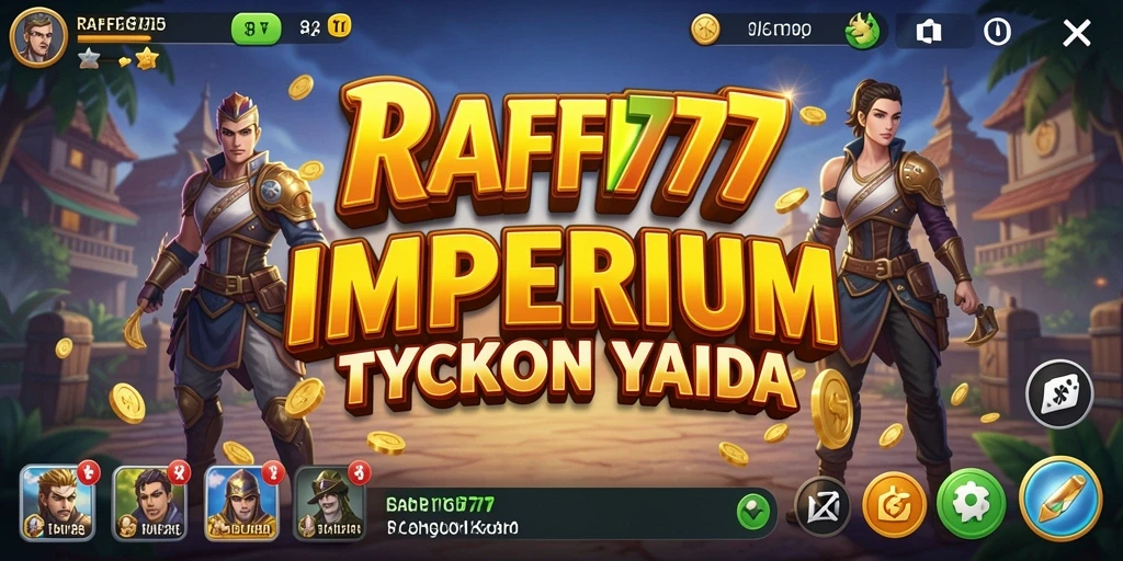 Tampilan menarik dari gameplay RAFFI777 dengan elemen Tycoon.
