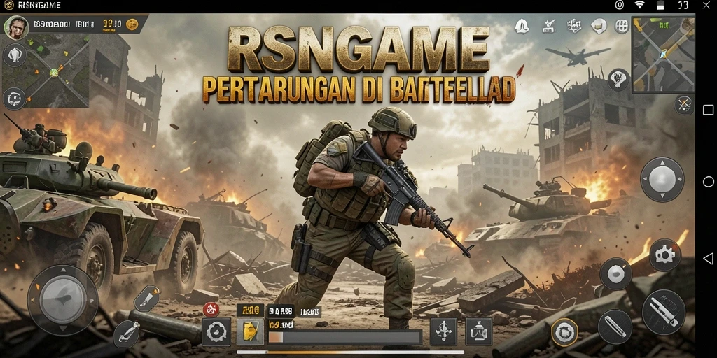 Tampilan gameplay RSNGAME yang menegangkan dan seru.